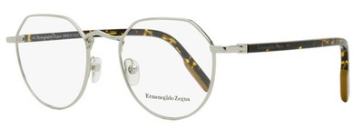 Zegna Geometric Vicuna Eyeglasses EZ5238 016 Palladium/Tortoise