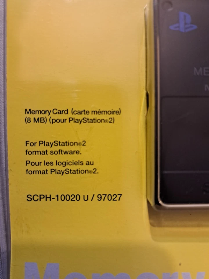 PS2 8 MB Memory Card  SCPH-10020 U /  97027 NEW In Original Packaging - Image 4 of 4