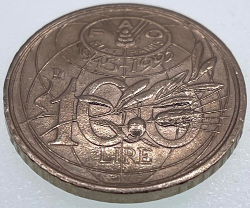 Weltmünze: 1995 Italien - 100 Lire FAO - im Umlauf (SKU 254) - Bild 3 von 4