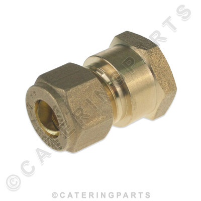8mm KUPFERKLEMMVERSCHRAUBUNG auf 1/4'' BSP INNENSECHSE LP ROHRVERSCHRAUBUNG GEWINDEADAPTER