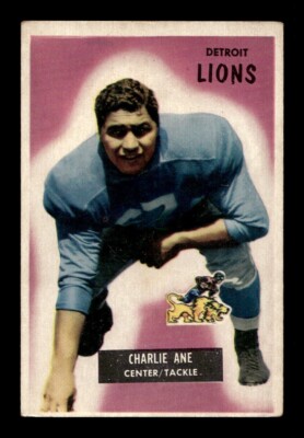 1955 Bowman #59 Charlie Ane Lions VG *5F