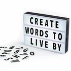 LED Lightbox With Coloured Letters, Numbers & Symbols