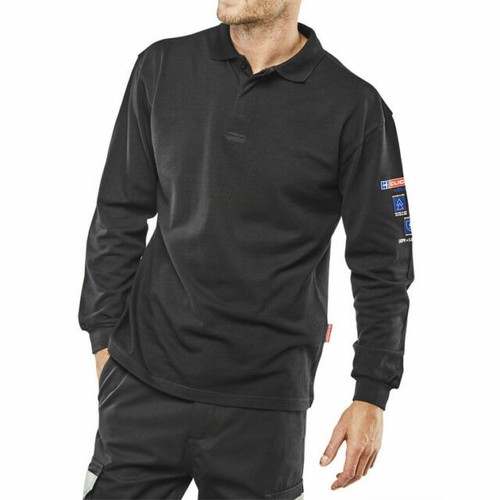 Chaqueta De Soldar Para Hombre Revco Black Stallion Hybrid Welding Coat - 9 Oz. Large (Royal Blue/Brown) - FRB9-30C/BS-L Black Stallion Welding Jacket