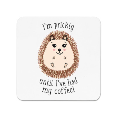I'm Prickly Until I've Had My Coffee Igel Kühlschrankmagnet - süß lustig