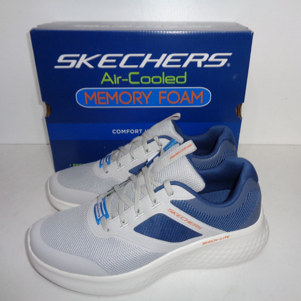 skechers air cooled memory foam mens uk