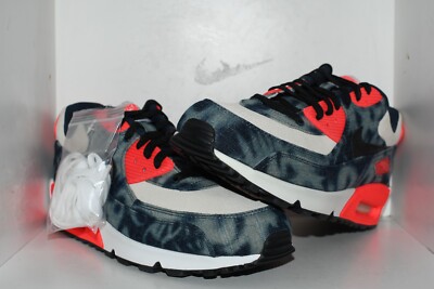 NIKE AIR MAX 90 DNM QS ATMOS BLEACHED DENIM MENS SHOES - MENS 9.5 