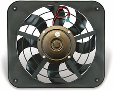 Flex-a-lite 104726 Fan Electric 12 Lo-profile S-blade Pusher Fan W Controls