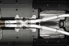 MBRP Fits 17-Up Dodge Challenger 5.7L/6.2L/6.4L Carbon Fiber Quad Tip T304