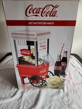 Nostalgia Hot Air Coca Cola Popcorn Maker