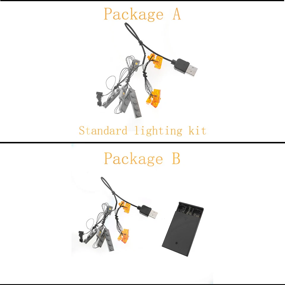 Kit de luces LED para Ninjago Película Garmadon's Volcano Lair LEGO 70631 Juego de iluminación Foto 2 de 4