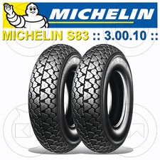 KIT 2 MICHELIN S 83 COPERTONI 3.00-10 42J PIAGGIO VESPA 50 N SPEEDMATIC (V5P1)