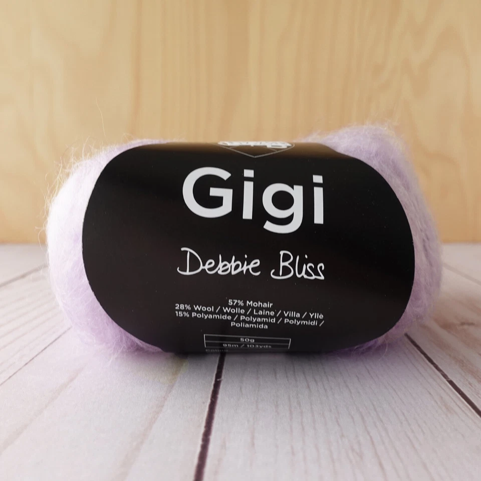 Debbie Bliss Gigi ~ Lot of 6 ~ #7 Lavender ~ Fluffy Bulky ~ Mohair ~ Halo - Image 3 of 4