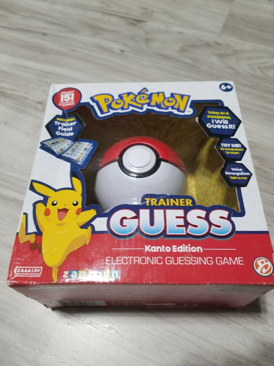 Pokemon Trainer Guess Kanto Edition Electronic Guessing Game New