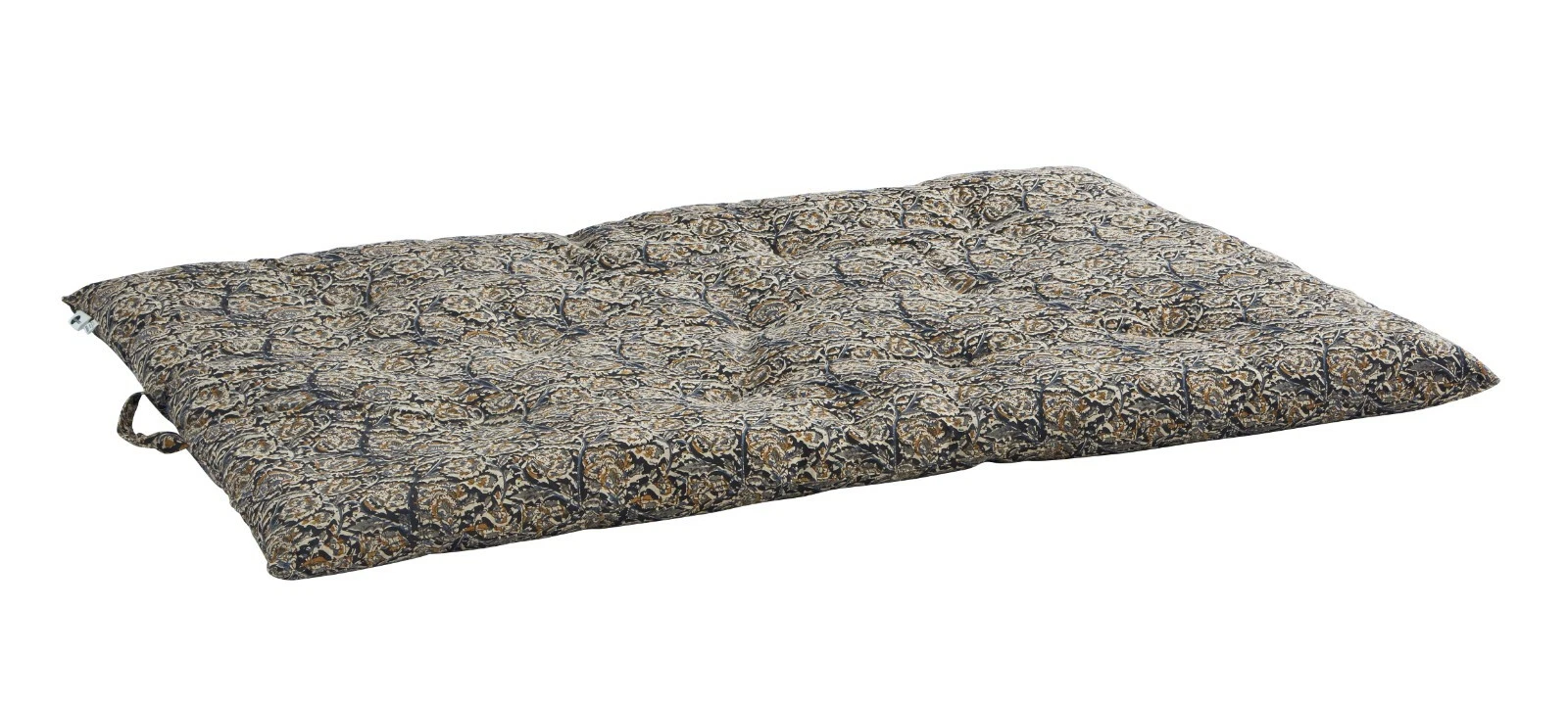 Bohemian Indian Floral Print Cotton Mattress Garden Bench Floor Lounger Cushion