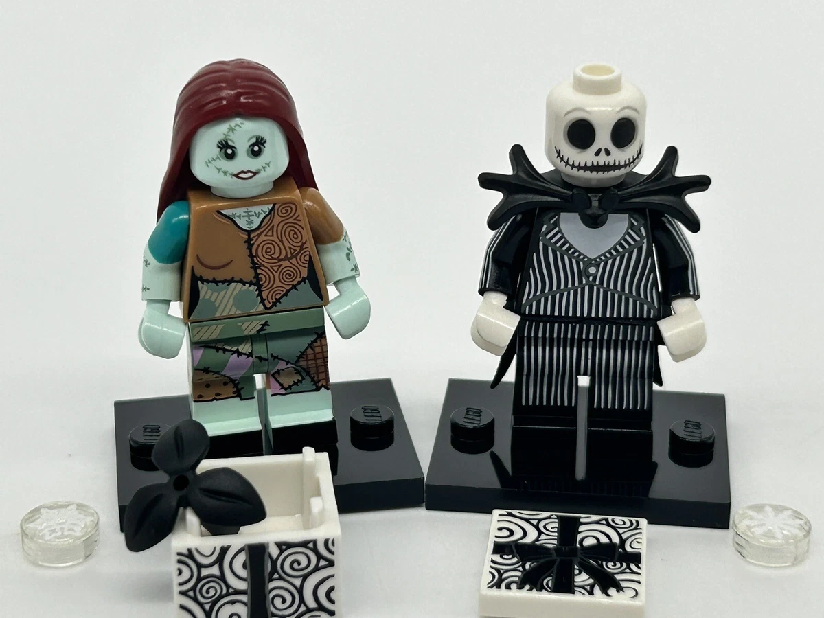 Lego Nightmare Before Christmas Jack Skellington and Sally Minifigure Set 