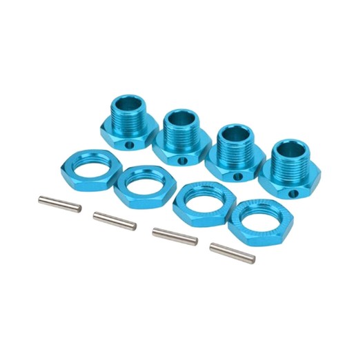 1/8 RC Car 17mm Alloy Wheel Hubs Nut Pin 81011 For HSP 94762 94081 HOBAO Team C - Picture 22 of 26