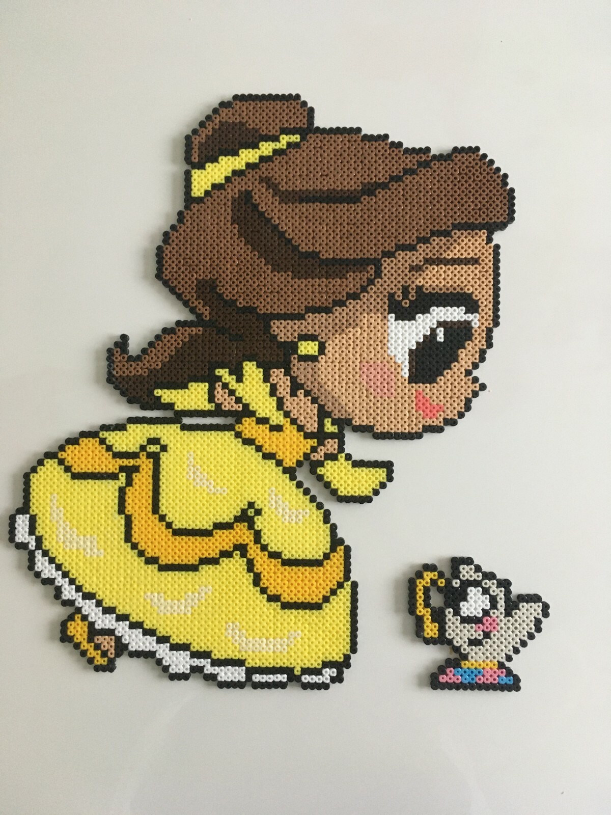 Perles à repasser Disney pour décorer une chambre de fille avec Belle et Zip