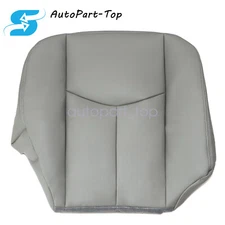 Passenger Bottom Seat Cover With Cut Outs For 2003 2004 2005 Chevy Tahoe Gray