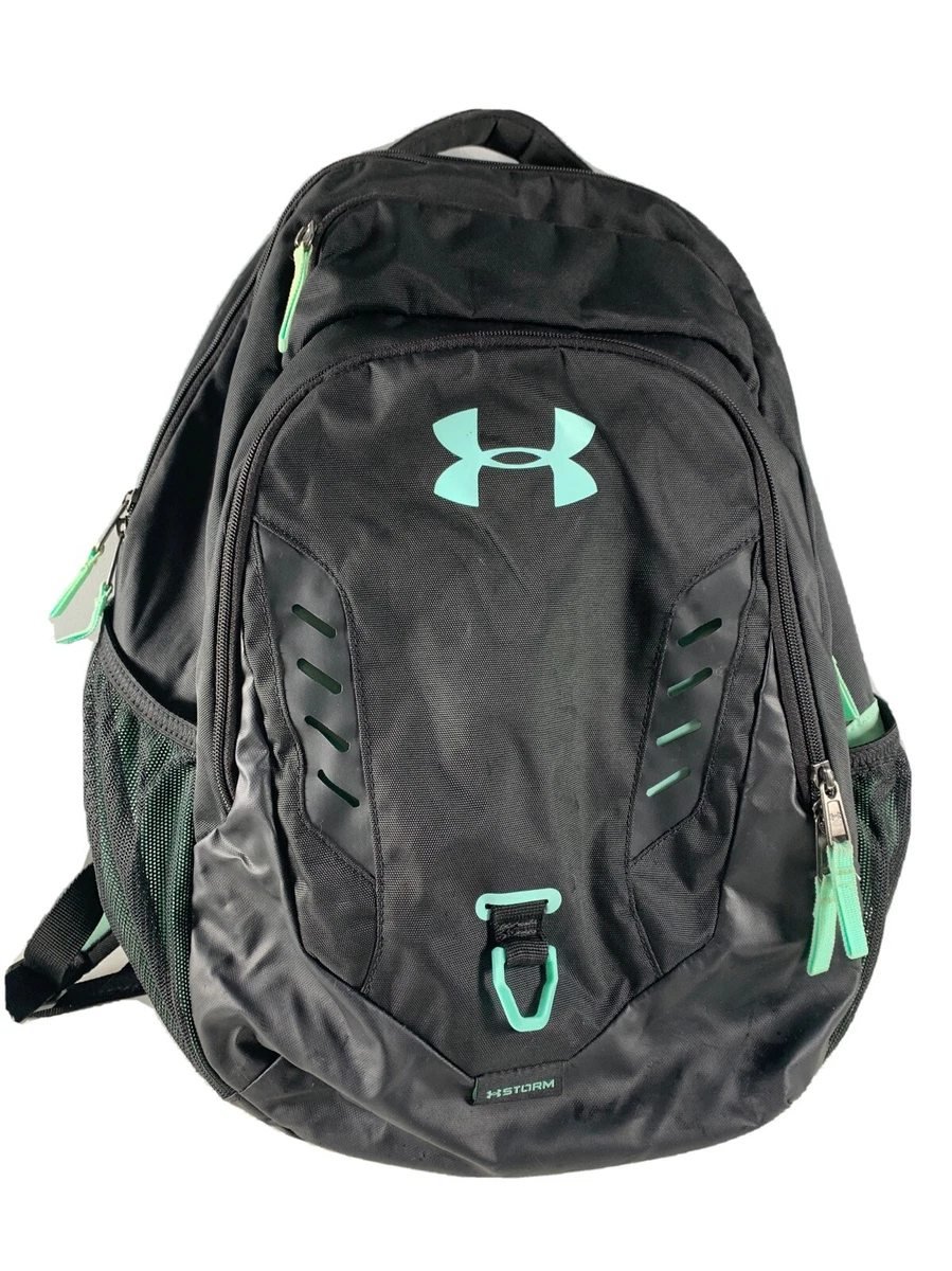 Under Armor Storm backpack Black/ Teal Laptop Pockets