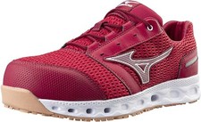 MIZUNO WORKING Safety Shoes ALMIGHTY VH11L WIDE Red F1GA2204 US9 27cm 