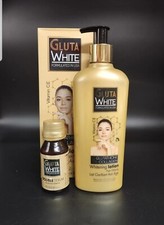 Gluta White Age Defying Lotion With Glutathione  Collagen and Serum