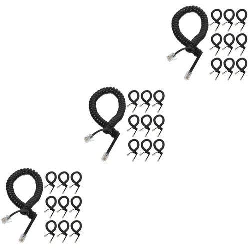 3 Pack Mobilteilersatzkabel Telefonleitung Festnetz-Telefonkabel - Zdjęcie 5 z 12