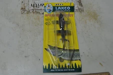 New in the Paxckage Lakco spearing decoy 8" green /white see pictures