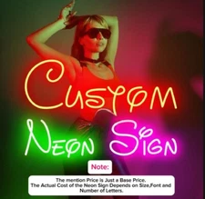 Personalized Custom Neon Signs Custom Neon Sign Customizable Custom LED sign