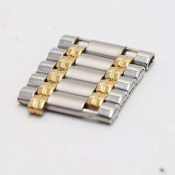 Bracelet ceinture montre homme Gucci authentique 5 maillons 9000M pièces argent or 16 mm