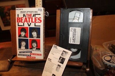 Vintage VHS Sony The Beatles Live 1985 Video 45 | eBay
