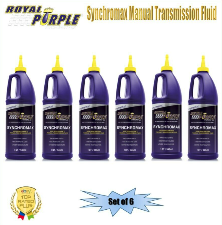 Royal Purple Synchromax Manual Transmission Fluid 6Quarts 01512 641330015120 eBay