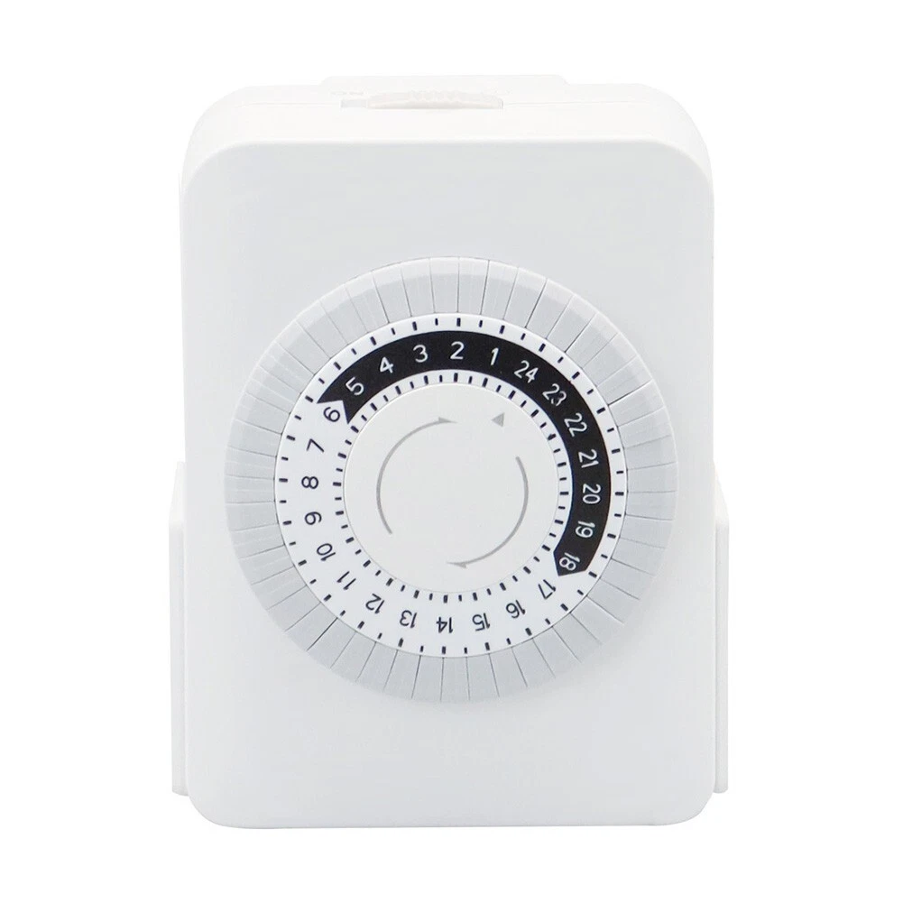 Programmable 24 hour Timer Socket for Home Automation Double Plug