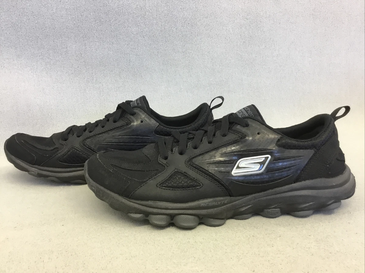 Skechers go train mens on sale black