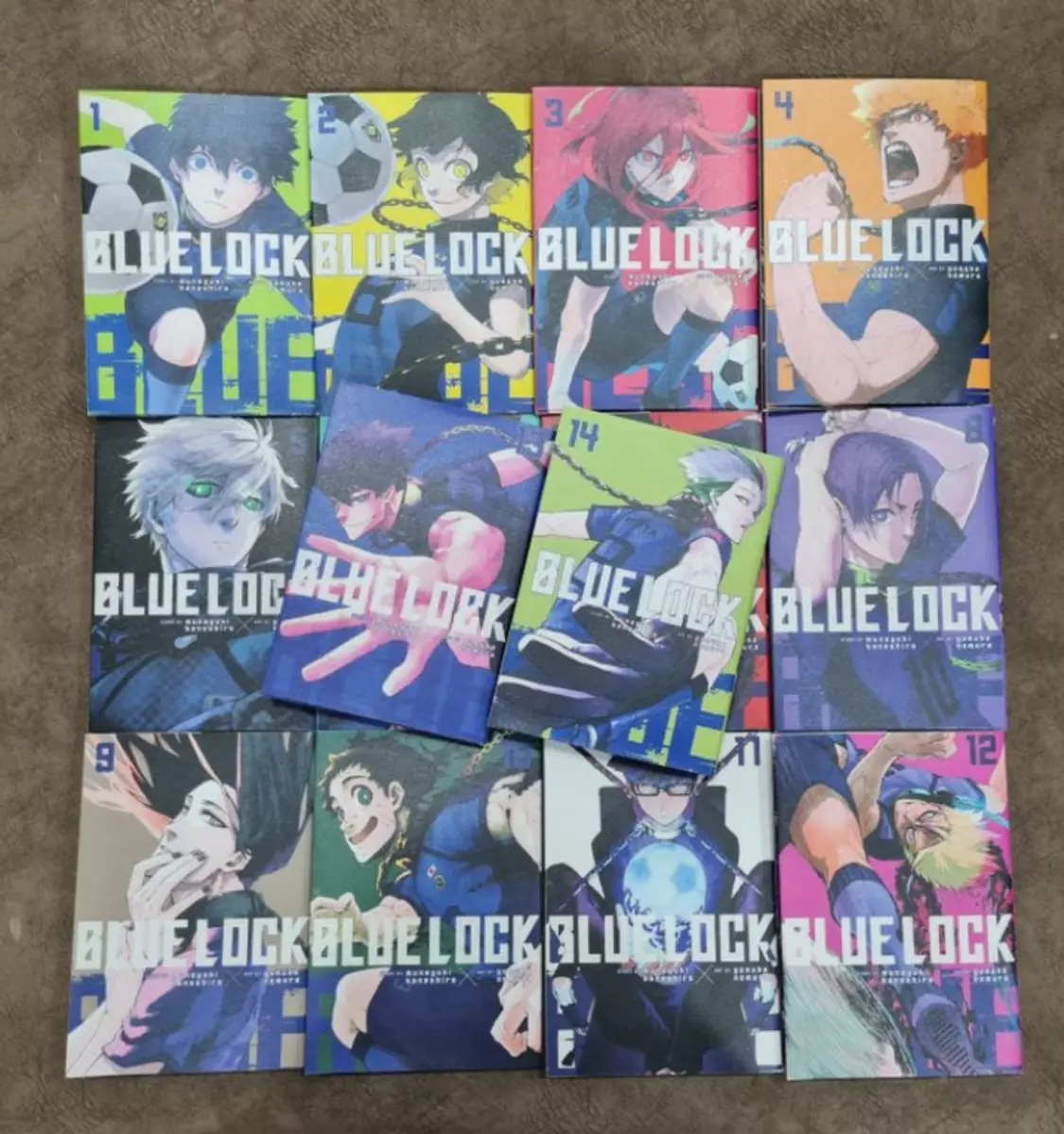 Blue Lock Manga Anime Volume 1-18 English Version Comic-DHL/FedEx