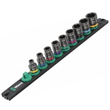 Wera 9607 Magnetic Rail B Ratchet Set