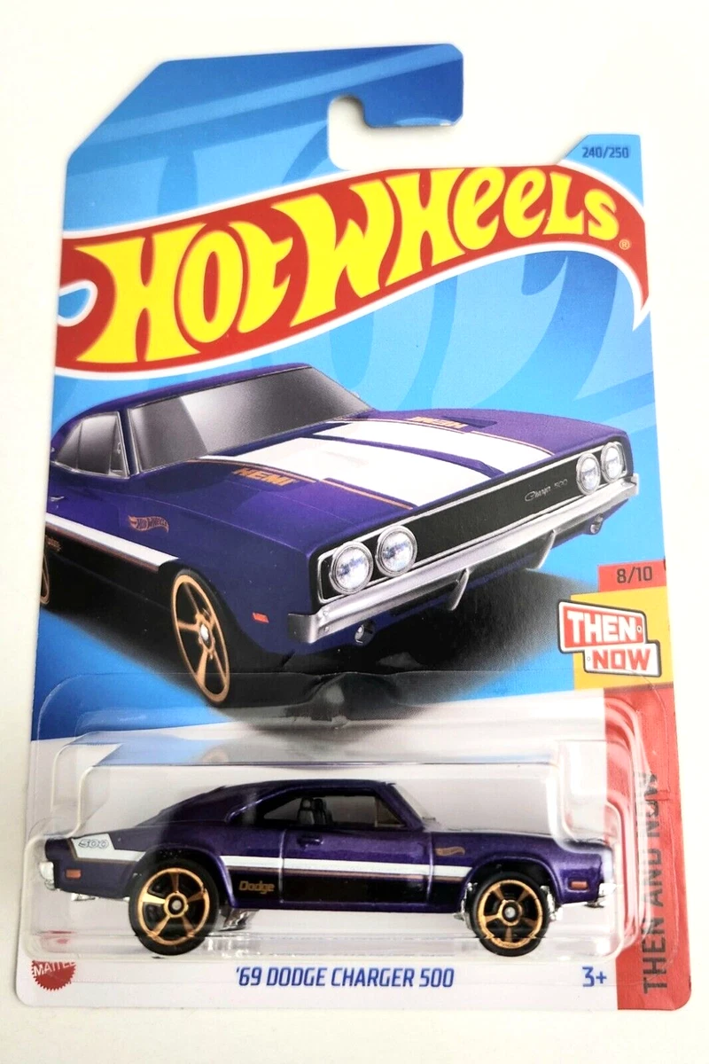 Hot Wheels 69 Dodge Charger 500 Purple 240 240 250 2023 Then