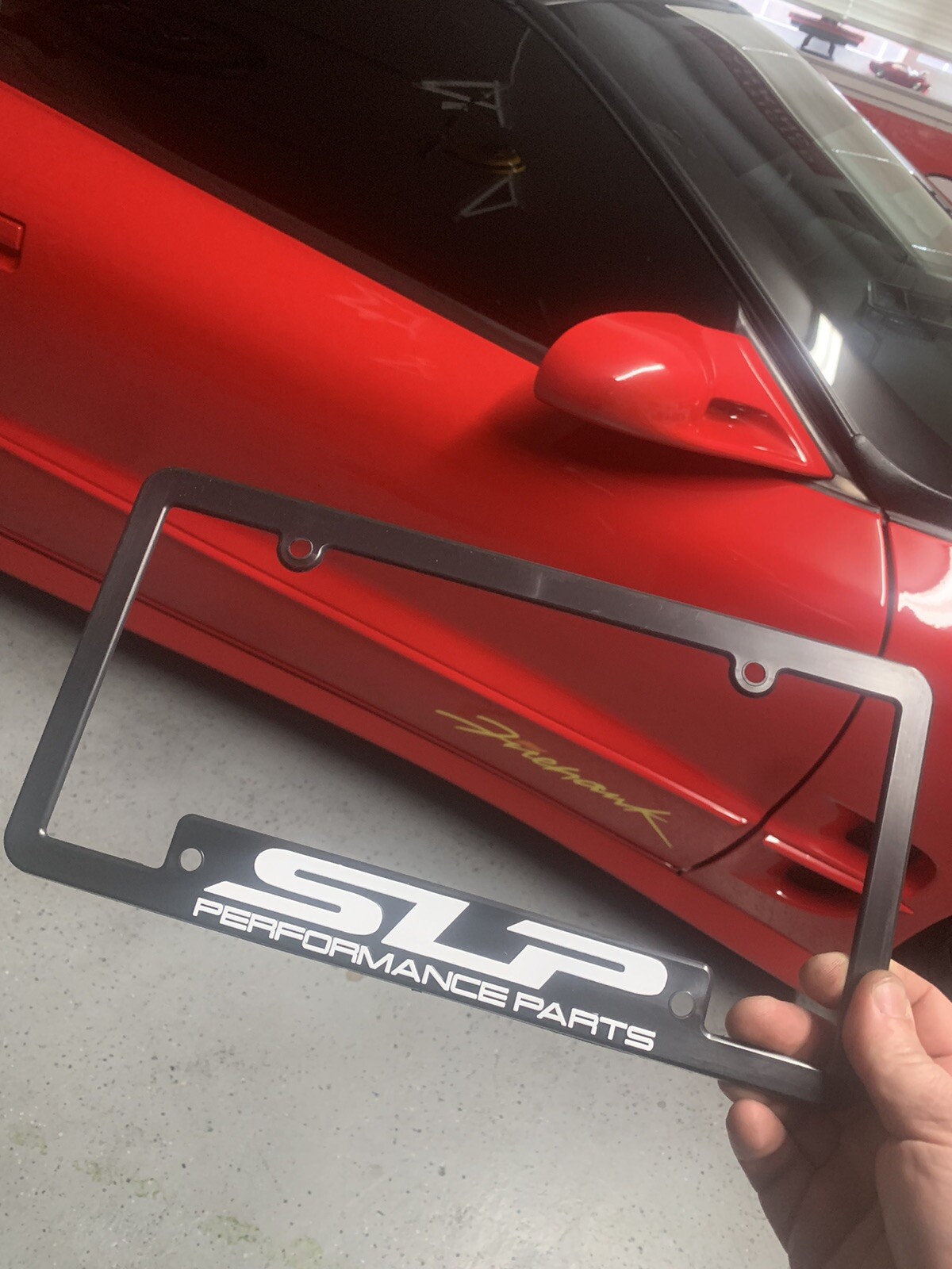 SLP ENGINEERING LICENSE PLATE FRAME CAMARO SS Z28 WS6 FIREHAWK GTP GXP