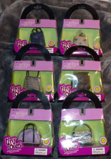 6 Tiny Totes Miniature Handbags Graffiti-Girl Bowl Me Over Checkered Past