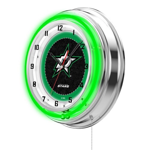 NHL - Anillo doble de neón de las estrellas de Dallas, logotipo reloj logotipo logotipo equipo de hockey - Imagen 9 de 9