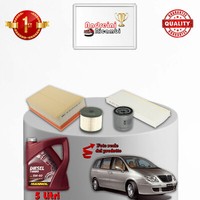 Set Service 4 Filter Und ÖL Lancia Phedra 2.2 JTD 94KW 128CV Von 2002->