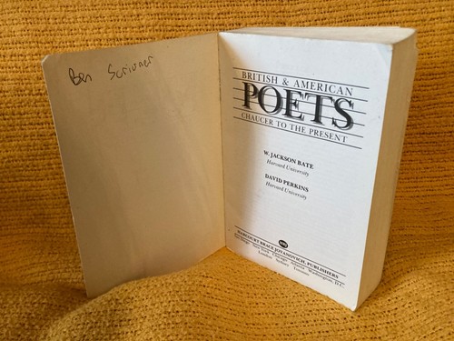 British & American Poets, Chaucer To The Present (Harcourt Brace Jovanovich) - Picture 5 of 9