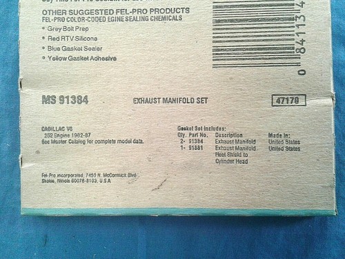 Fel-Pro Exhaust Manifold Gasket # MS 91384 - Picture 2 of 2