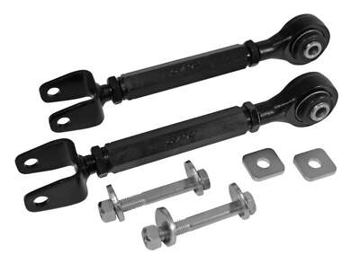 SPC Fits 03-08 Nissan 350Z/03-07 Inf G35 Rr Adj Cmbr Arms Toe Cams&Lock Plates