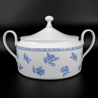 Rosenthal Porzellan Terrine Serie Blue Elegance Suppenterrine Porcelain Tureen - Bild 1 von 4