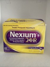 Nexium 24HR Acid Reducer Capsules for Heartburn Relief-42 Exp 01/28