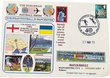 Manchester City v Dynamo Kiev 17 March 2011 Europa League Dawn First Day Cover