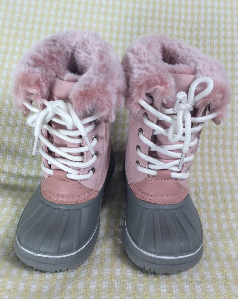 London Fog Boot Girls Toddler Size 7 Pink High Top. - Image 2 of 4