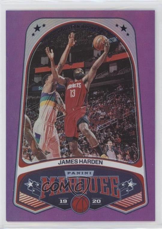 2019-20 Panini Chronicles Marquee Purple /49 James Harden #242 7y2