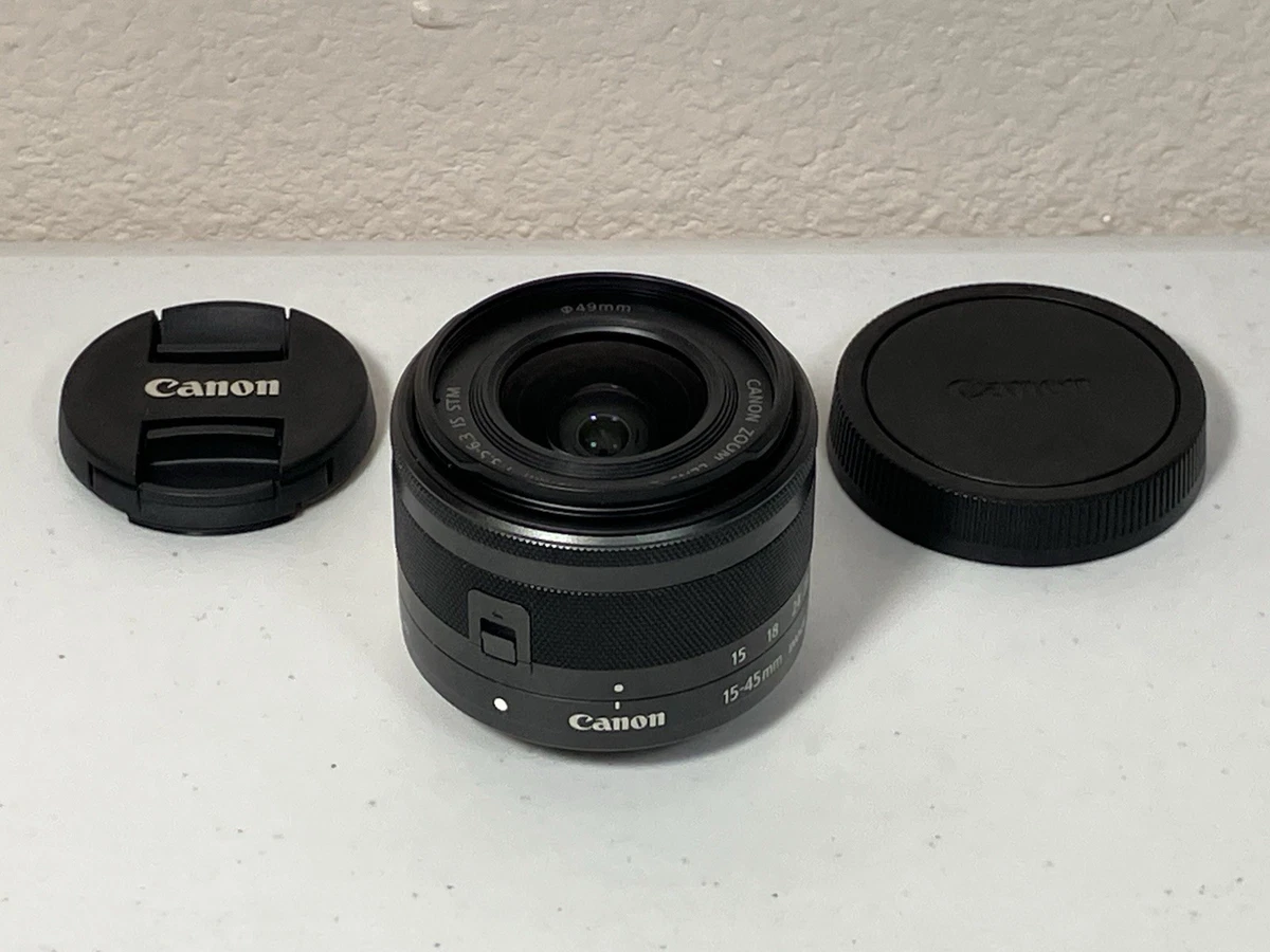 Preços baixos em Canon Ef-m 15-45mm lentes de câmera | eBay
