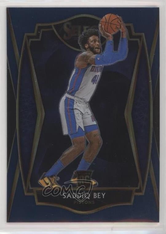 2020-21 Panini Select Premier Level Retail Blue Saddiq Bey #175 2l4